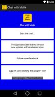 Chatbot : Chat with Malik 포스터