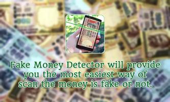 Fake Money Detector Poster