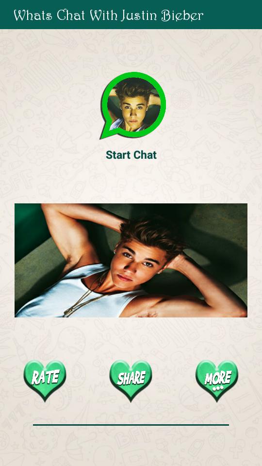 Chat Online With Justin Bieber For Android Apk Download - mr bean as justin bieber 09 roblox