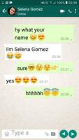Chat Online With Selena Gomez❤️ captura de pantalla 1