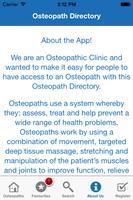 Osteopath Directory capture d'écran 2