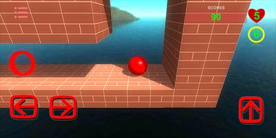 BRB 3D (Bouncing Red Ball 3D) capture d'écran 2