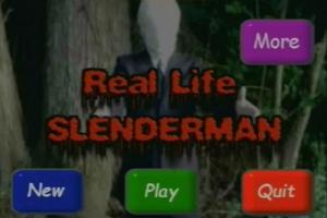 REAL LIFE SLENDERMAN poster