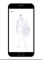 How to Draw Captain America Easy imagem de tela 2