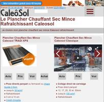 Poster Plancher chauffant Caleosol