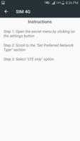 SIM 4G(LTE) capture d'écran 3