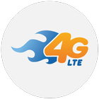 Mode réseau 4G uniquement icône