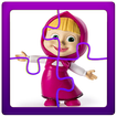 Puzzles game for Masha and the Bear