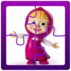 Puzzles game for Masha and the Bear ícone