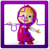 Puzzles game for Masha and the Bear ícone