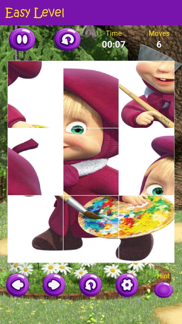 Puzzles Game For Masha And The Bear Apk For Android Download 