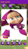 Puzzles game for Masha and the Bear imagem de tela 2