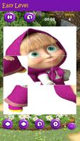 Puzzles game for Masha and the Bear 截图 2