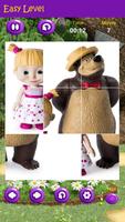 Puzzles game for Masha and the Bear capture d'écran 3