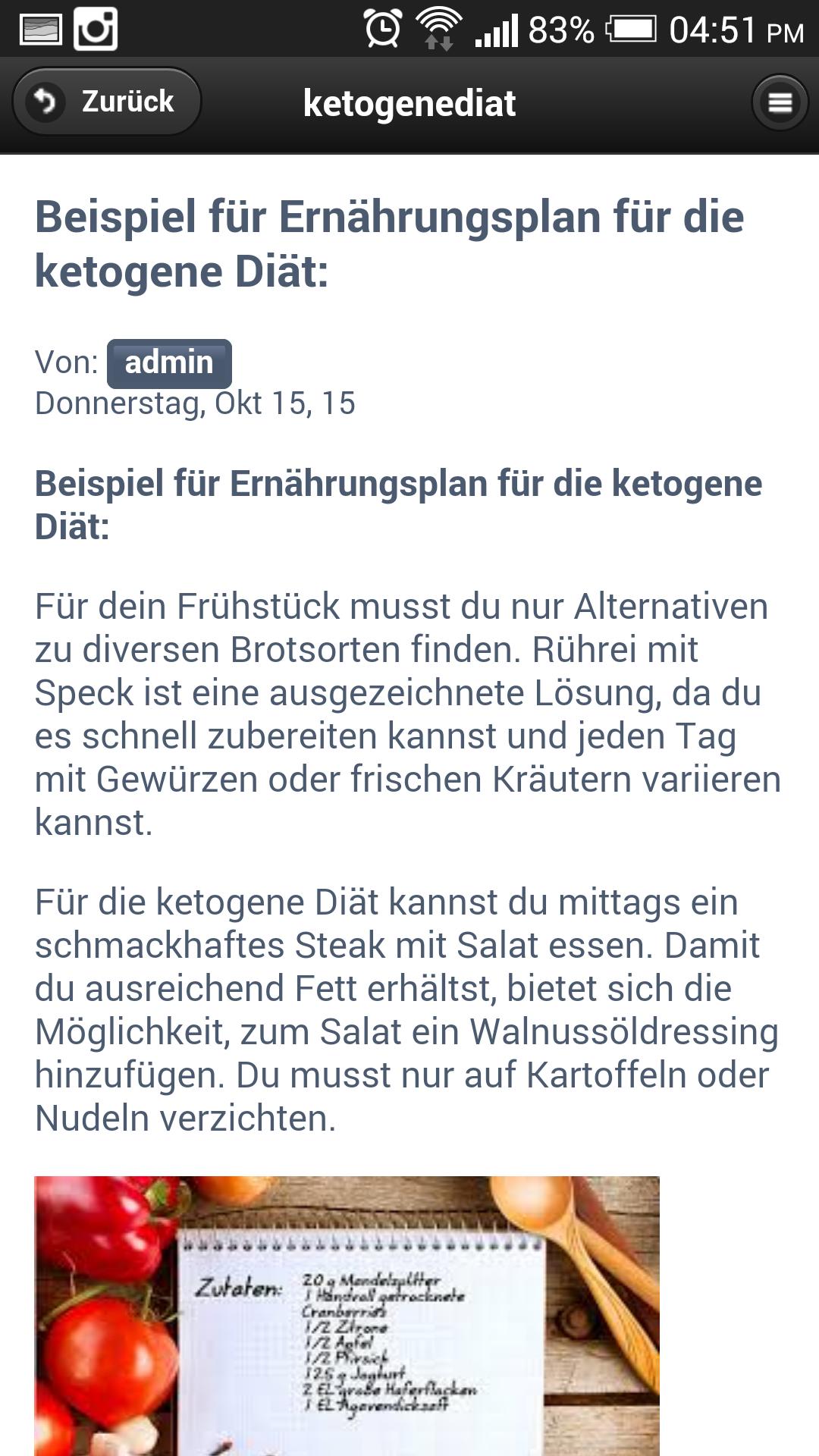 Oder was ist mit der Ketodiät?
