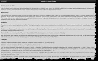 PDGA Mobile Rules > 2018 screenshot 1