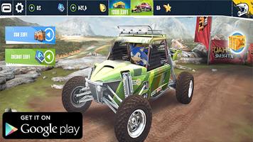 Sonic Super Speed Racing car syot layar 1