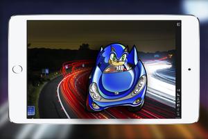 Sonic Super Speed Racing car syot layar 2