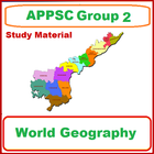 APPSC Group 2 World Geography icône