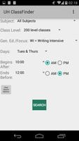 UH Class Finder Spr2015 capture d'écran 1