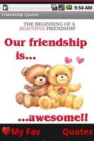 Friendship Quotes! BFF poster