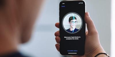 IPhone X Face ID Lock Screen Prank Affiche