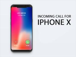 Incoming Call for Iphone X Style poster