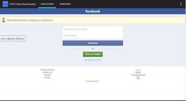 FVD Downloader free - Fb video capture d'écran 1