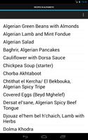 Algerian Recipes โปสเตอร์