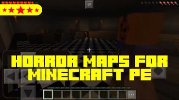 Horror maps for MCPE Affiche