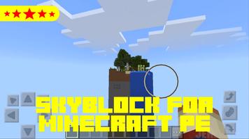 Skyblock maps for MCPE poster