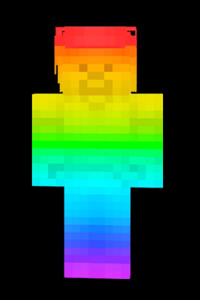 Rainbow Steve Skin For Mcpe For Android Apk Download - roblox rainbow skin