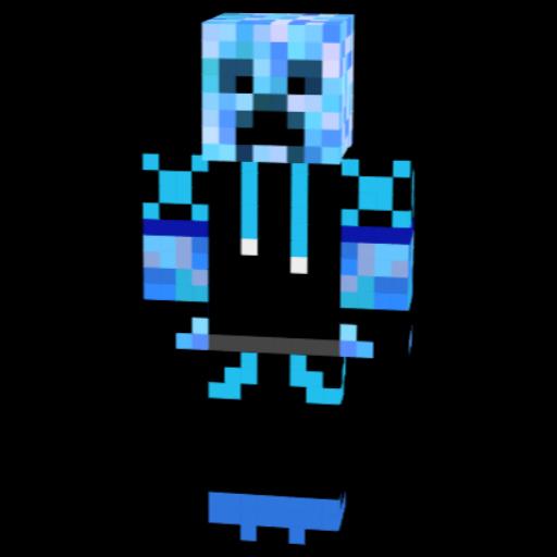Creeper Blue Skin For MINECRAFT for Android - APK Download