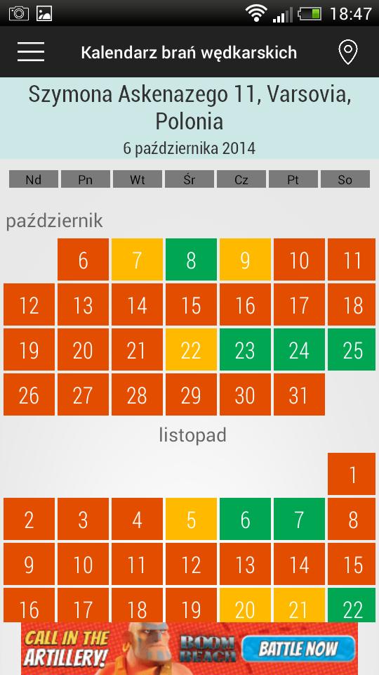 Kalendarz Bran Wedkarskich For Android Apk Download www kalendarz bran wedkarskich pl