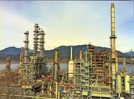Oil Refinery Wallpapers in HD Affiche