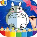 😍Coloring Book For Totoro - Cute anime APK