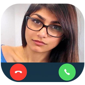 Fake Call:Mia Khalifa icon