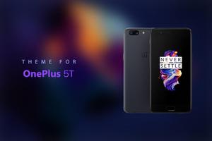 Theme for OnePlus 5T الملصق