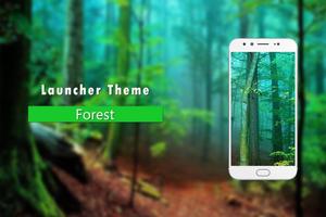 Forest Theme launcher Affiche