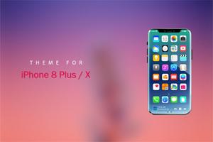 Theme for iPhone 8 Plus X পোস্টার