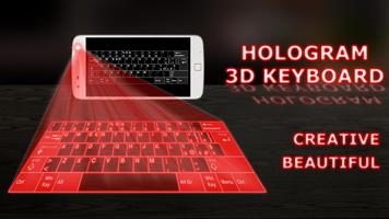 Hologram keyboard Simulator Cartaz
