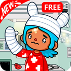 Free toca life hospital tips icon