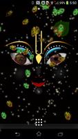 Lord Krishna 3D eye Wallpaper poster