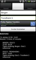 Togtider screenshot 1