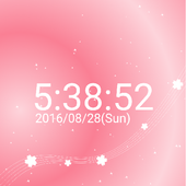 桜 卓上 時計 白い 桜 無料版 グラデーション 桜の花びらをイメージ シンプル Para Android Apk Baixar