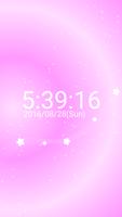 桜 卓上 時計 白い 桜 無料版 グラデーション　桜の花びらをイメージ シンプル स्क्रीनशॉट 2