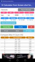 IV Calc Screen Shot for PokéGO capture d'écran 3