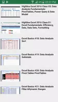 Learn Excel Advanced تصوير الشاشة 4