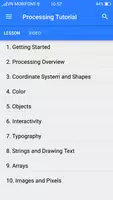 Processing Tutorial imagem de tela 1