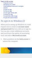 Window 8 Tutorial screenshot 1